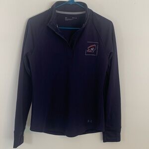 Under Armour Robert Morris Navy Loose Fitted Sweatshirt Small